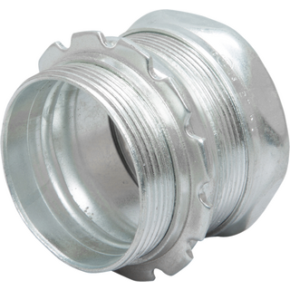 WI MEC-755B - Steel Compression Connector With Insulated Throat